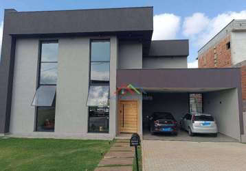 Casa com 4 dormitórios à venda, 311 m² por r$ 2.250.000,00 - condomínio terras de santa cruz - bragança paulista/sp