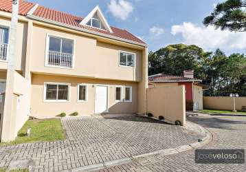 Sobrado, 94 m² - venda por r$ 780.000,00 ou aluguel por r$ 5.360,41/mês - abranches - curitiba/pr