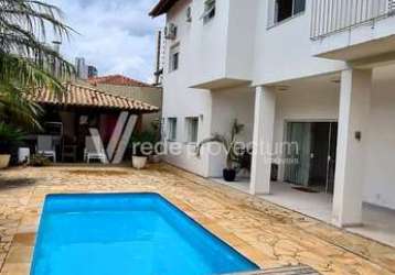 Casa em condomínio fechado com 4 quartos à venda na rua pedro nacib jorge, 121, vila brandina, campinas, 396 m2 por r$ 1.990.000