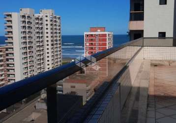 Cobertura de 3 dormitórios na praia grande