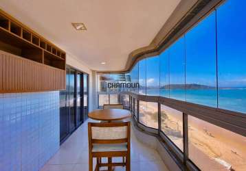 Apartamento a venda com 4 suites na praia do morro de frente para o mar