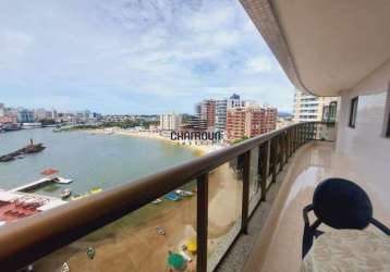 Apartamento a venda frente mar com 96 m² com 3 quartos, 2 vagas e lazer na prainha - guarapari es