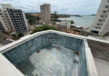 Cobertura a venda na praia do morro, próximo da praia - guarapari