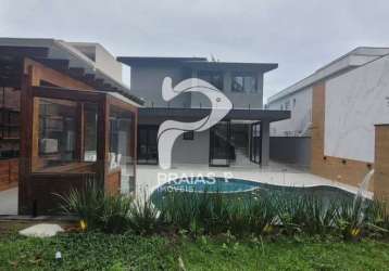 Casa em condomínio fechado com 6 quartos à venda na alameda potiguar, --, riviera, bertioga por r$ 6.500.000