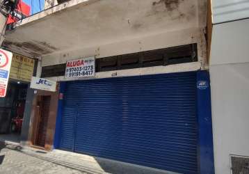 Aluga-se loja comercial na vila matias em santos/sp