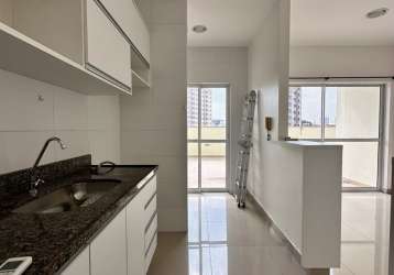 Apartamento na ponta negra de 2 quartos com ar, modulados e área externa.