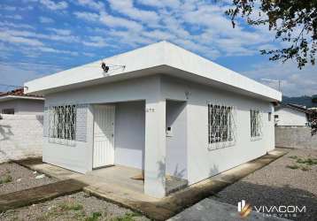 Casa 2 quartos com suíte em biguaçu terreno 360m²