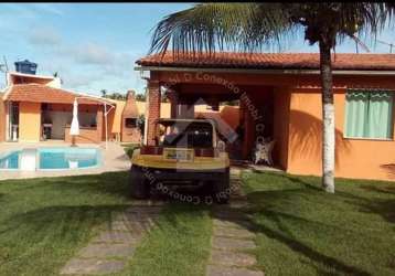 Chácara com piscina no mosqueiro escriturada