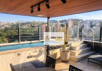 Cobertura com 4 dormitórios à venda, 204 m² por r$ 1.989.000,00 - vila paris - belo horizonte/mg