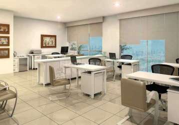 Sala comercial com 12 salas para alugar na avenida ana costa, vila mathias, santos, 680 m2 por r$ 30.000