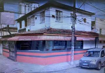 Casa comercial com 6 salas para alugar na rua oswaldo cruz, boqueirão, santos, 378 m2 por r$ 10.000