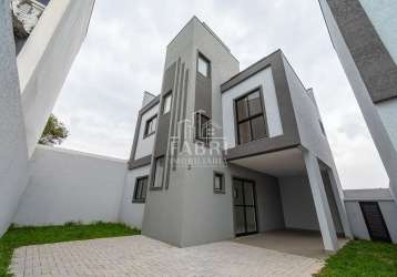 Casa em condomínio fechado com 3 quartos à venda na rua estanislau krowinski, 63, novo mundo, curitiba por r$ 695.000