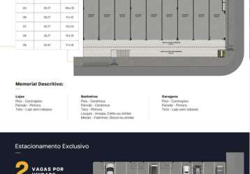 Sala comercial à venda na rua doutor paulo monteiro mendes, 1, monte castelo, volta redonda, 36 m2 por r$ 392.000