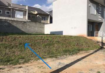 Lote/terreno a venda com 116 m² em condomínio fechado no novo mundo - curitiba - pr