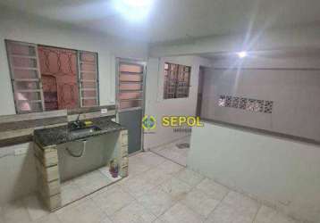 Casa com 2 dormitórios para alugar, 60 m² por r$ 900,00/mês - jardim itapema - são paulo/sp