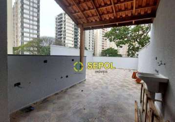 Cobertura com 2 dormitórios à venda, 100 m² por r$ 579.000,00 - vila assunção - santo andré/sp