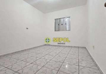 Casa com 1 dormitório para alugar, 125 m² por r$ 900,00/mês - jardim marília - são paulo/sp