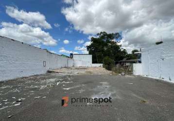 Terreno comercial para locação no pinheirinho - 350 m²