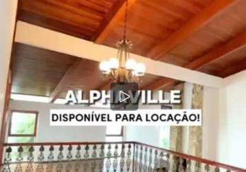 Casa em condomínio para locação em barueri, alphaville empresarial, 3 dormitórios, 3 suítes, 3 banheiros, 4 vagas