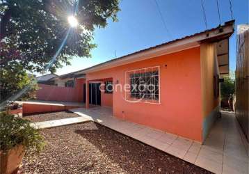 Casa semi mobiliado com 03 quartos, e sobra de terreno para venda, jardim bressan, toledo/pr