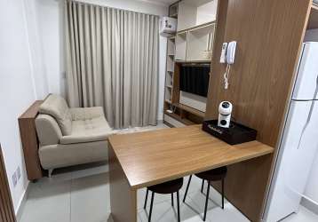 Apartamento mobiliado à venda no centro de ribeirão preto – 35m² no edifício monte carmelo com sauna e segurança 24h