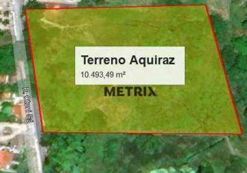 Terreno à venda, 10.493 m² por r$ 3.000.000 - loteamento novo aquiraz - aquiraz/ce