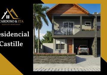 Sobrados triplex residencial castille