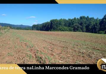 Área de terra na linha marcondes gramado