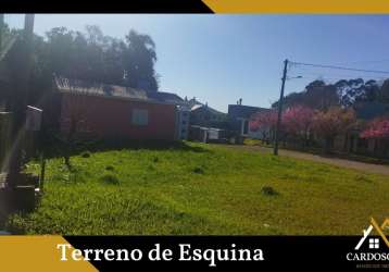 Terreno de esquina