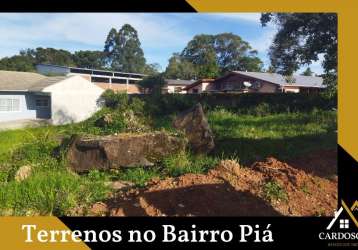 Terrenos no bairro piá