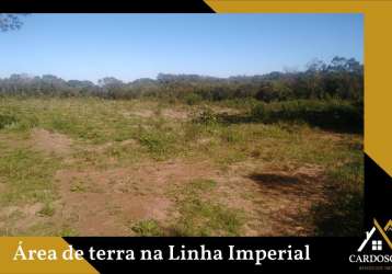 Área de terra linha imperial