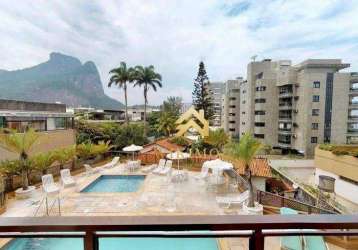 Apartamento com 1 dormitório à venda, 58 m² por r$ 1.130.000,00 - barra da tijuca - rio de janeiro/rj