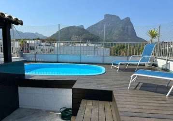 Apartamento duplex com 4 quartos para alugar, 355 m² por r$ 21.282 - barra da tijuca - rio de janeiro/rj