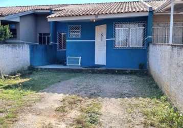 Casa geminada para venda em contenda, jardim são joão, 3 dormitórios, 1 banheiro