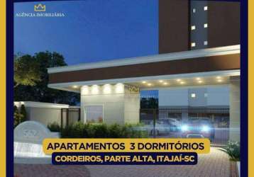 Apartamento parte alta cordeiros itajaí