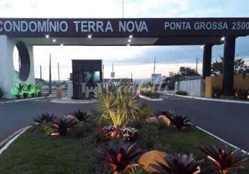 Casa à venda, no condominio terra nova boa vista, ponta grossa - pr