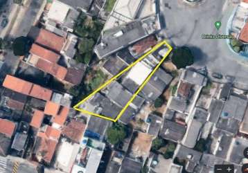 Terreno à venda, com 5 casas 372 m² por r$ 320.000 - jardim zaira - mauá/sp