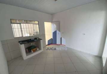 Casa com 1 dormitório para alugar, 40 m² por r$ 600,00 - jardim elizabeth - mauá/sp