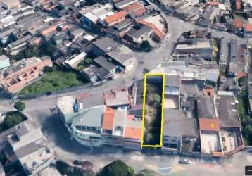 Terreno à venda, 306 m² por r$ 410.000,00 - vila falchi - mauá/sp