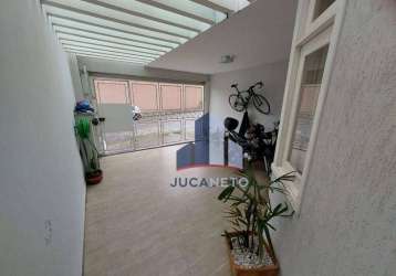 Sobrado com 3 dormitórios à venda, 166 m² por r$ 750.000 - jardim pedroso - mauá/sp