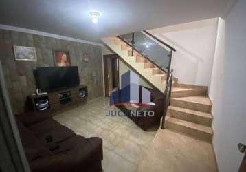 Sobrado com 3 dormitórios à venda, 135 m² por r$ 380.000,00 - jardim zaira - mauá/sp