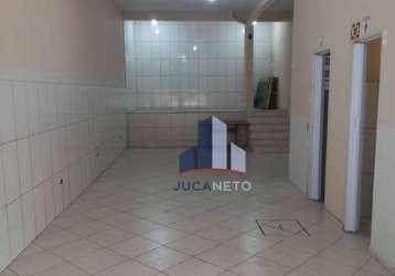 Salão para alugar, 70 m² por r$ 1.500/mês - vila nova mauá - mauá/sp