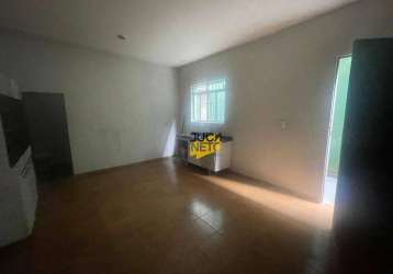 Casa com 1 dormitório para alugar, 50 m² por r$ 580,00/mês - vila flórida - mauá/sp