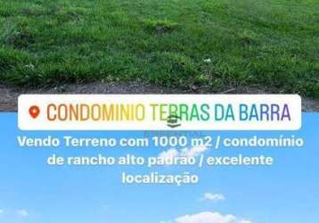 Terreno à venda, 1000 m² por r$ 225.000 - zona rural - mendonça/sp