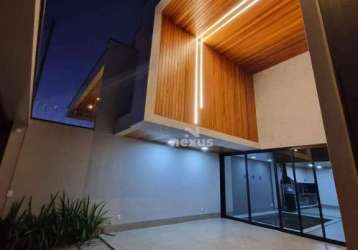 Casa com 3 dormitórios à venda, 211 m² por r$ 1.430.000,00 - grand ville - uberlândia/mg