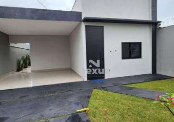 Casa com 3 dormitórios à venda, 200 m² por r$ 800.000,00 - jardim botânico - uberlândia/mg