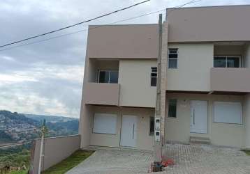 Excelentes sobrados novos no bairro nossa senhora das graças!!  com 03 dormitórios (sendo 01 suíte), sala para 02 ambientes, sacada, cozinha, churrasqueira, área de serviço, banheiro social e 02 vagas