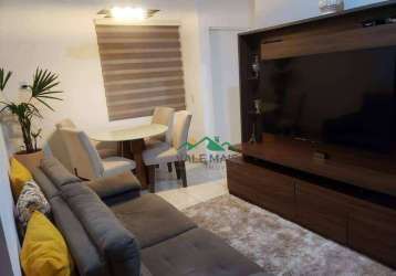 Apartamento com 2 dormitórios à venda, 52 m² por r$ 195.000,00 - são gonçalo - guaratinguetá/sp