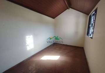 Casa com 1 dormitório para alugar por r$ 500,00/mês - alto das almas - guaratinguetá/sp