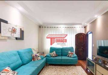 Sobrado com 3 dormitórios à venda, 240 m² - jardim las vegas - santo andré/sp